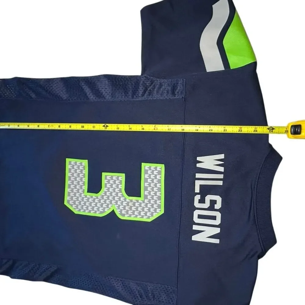 Seattle Seahawks Russell Wilson #3 Jersey Youth M 10/12 NFL Team Apparel